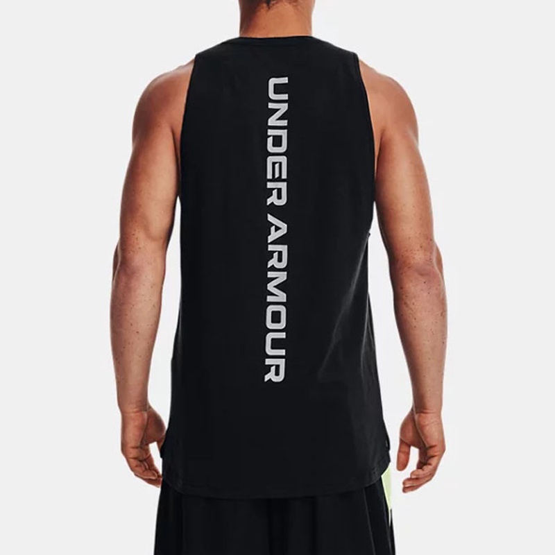 BAJU TRAINING UNDER ARMOUR Baseline Cotton Tank Sleeveless Top