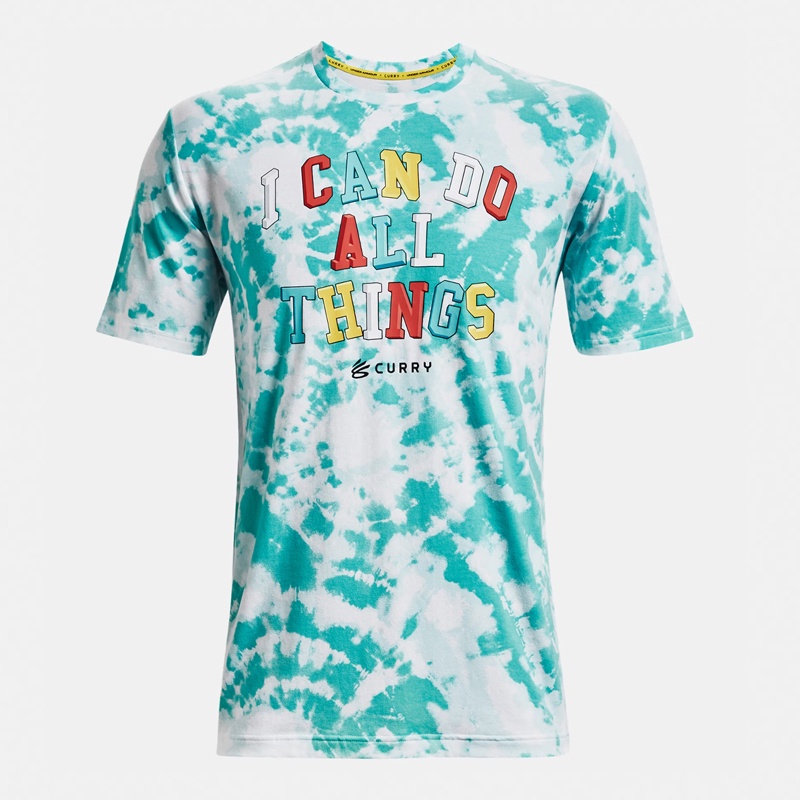 BAJU SNEAKERS UNDER ARMOUR Curry ICDAT Printed Short Sleeve